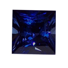Natural Fine Vivid Deep Blue Sapphire - Square Princess - Africa - AA Grade