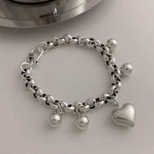 Retro Twist 925 Sterling Silver Cuff Bangle Thin Solid Women Vintage Bracelet 
