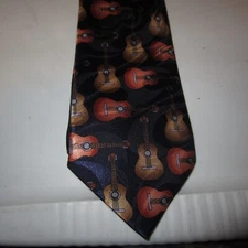 Steven Harris  Guitar Men's Music  Musician Neck Tie GREAT FIND