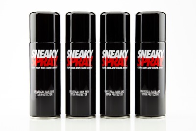 Sneaky Spray Schuhschoner - 4er Pack - schützt Ihre Turnschuhe, Schuhe und Creps