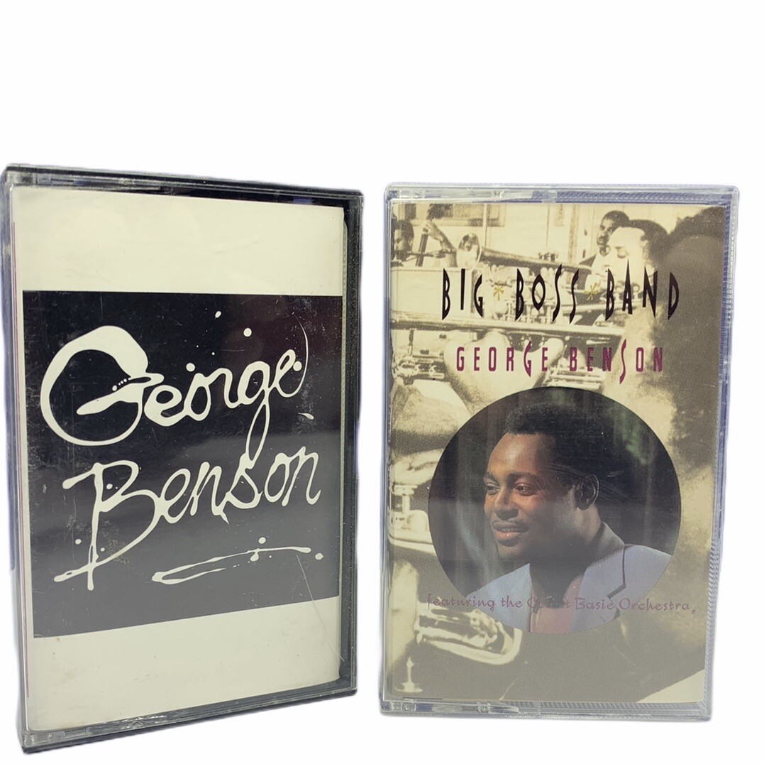 Cassette tape music song vtg mixed lot pair set George Benson big