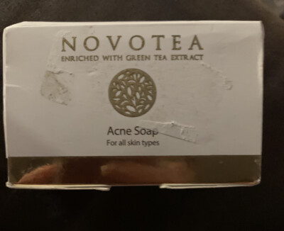 Novotea Enriched With Green Tea Extract Acne Soap  coconut Oil& Dead Sea Mud