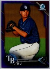 2016 Bowman Draft Chrome Top Prospects Purple Refractor /250 Chih-Wei Hu