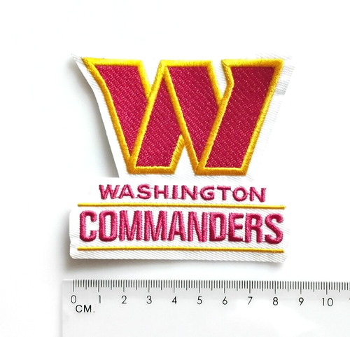 Washington Commanders NFL Football Team Logo zum Aufbügeln Aufnäher Patch USA - Picture 2 of 3