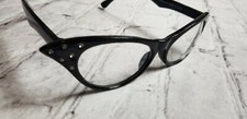 Cat Clear Lens Eye Glasses Women Ladies Costume 50s Vintage Retro 60s Pointy