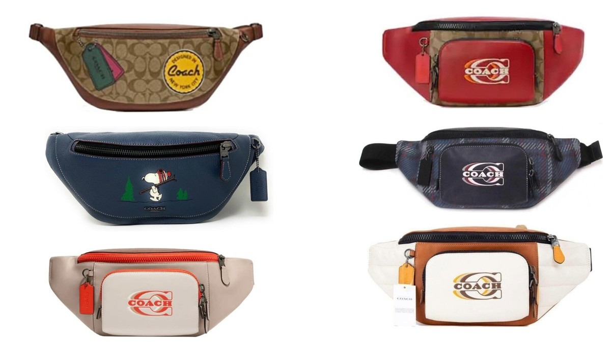 Coach Men's Warren Belt Bag New With Tags