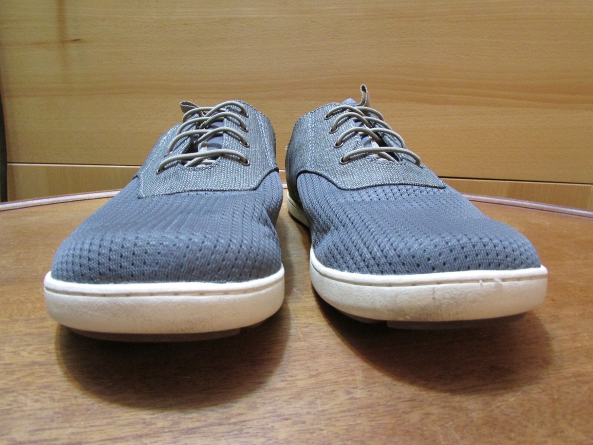 Olukai Nohea Moku Boat Shoes Men\'s Sz 9 Blue Gray Sneakers No Tie Laces Slip On‎ OluKai Men main image 3