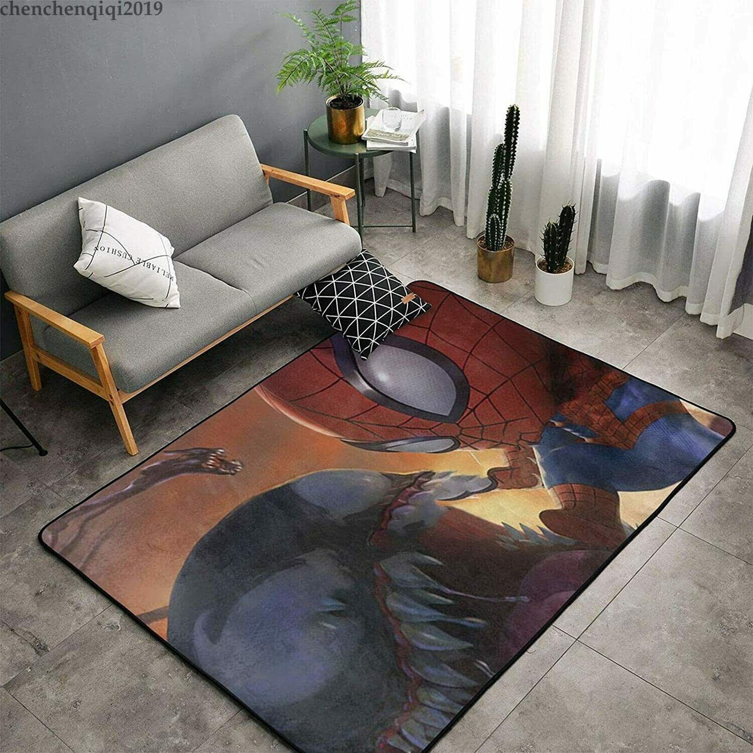 Venom vs Spider-Man Area Rugs Living Room Anti-Skid Area Rugs Floor Mats Carpets Darmowa ogólnopolska, niska cena