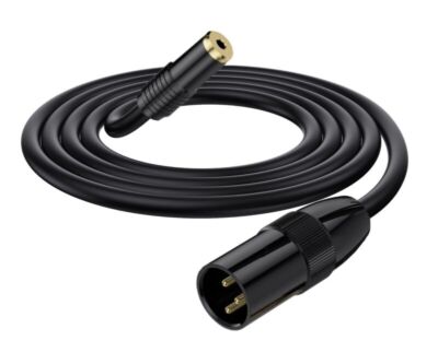XLR 3-poliger Stecker auf 3,5 mm Buchse Stereo Audio Verstärker Mischen Verlängerungskabel