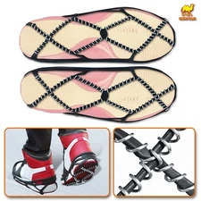 Walking on Snow Ice Walk Traction Cleats Crampons Winter for Shoes Size 39 to 49