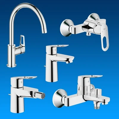 Grohe BauLoop Einhand Badarmatur Waschtisch Brause Wannen Armatur Mischer chrom - Bild 1 von 4