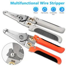 Electric Cable Wire Stripper Pliers Crimper Cutter Terminal Tool Multifunctional