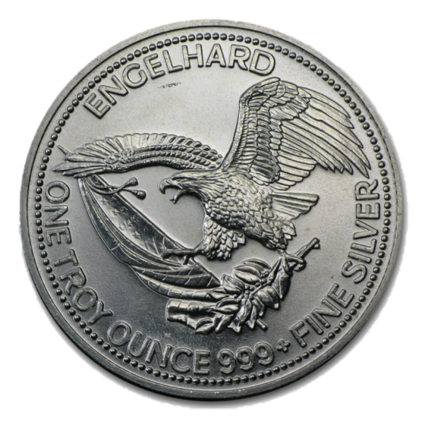 Vintage 1984 Engelhard American Prospector - 1 oz .999 Fine Silver