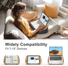 Lap Beanbag Book Stand for Hands Free Reading Comfortable Reading Pillow Stan...