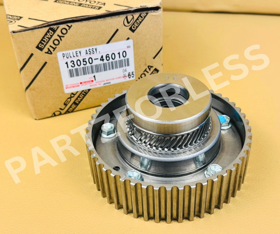 13050-46010 TOYOTA OEM Supra Lexus GS300 IS300 SC300 árbol de levas polea sincronización derecha Foto 3 de 4