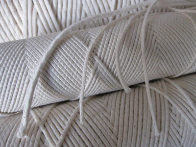 WICK'N FUN Öko-Tex Kerzendocht Runddocht Kerzen Docht Nr. 0 - 20 Bienen Misch Wachs Reste