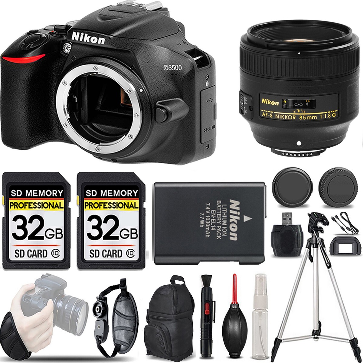 Lens Kit Nikon D3500 Kit Dslr Camera Lens Dslr D 3500 Nikon D3500