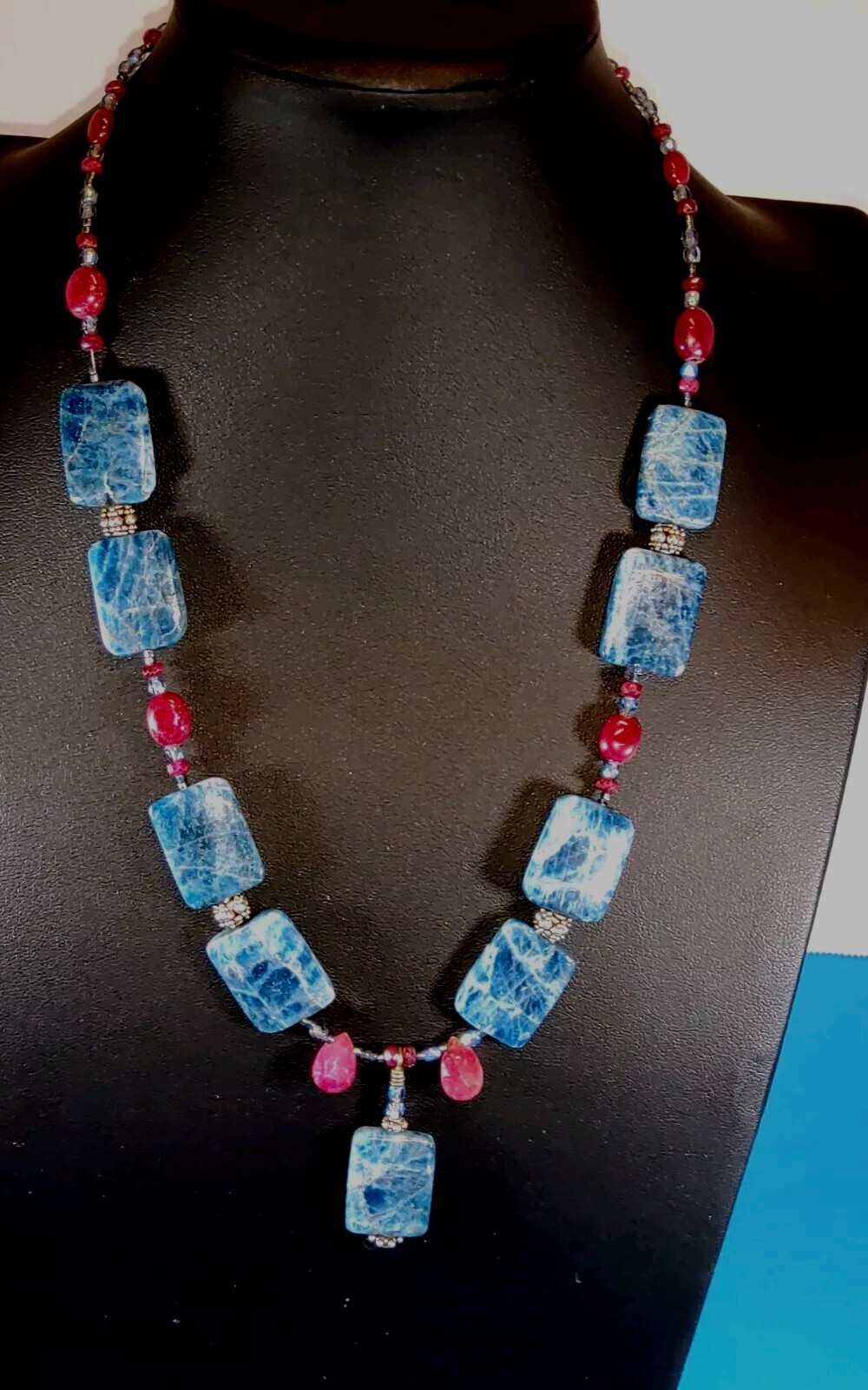 Vgt Ruby And Blue Sodalite, Rectangular Shaped, S… - image 7