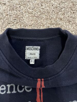 Vintage Moschino Jeans sweatshirt men's L (On tag XXL) | eBay Vintage Moschino Jeans sweatshirt men's L (On tag XXL) | eBay
