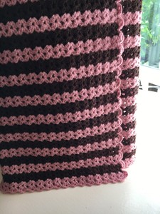 Bonne Qualite Hand Crochet Baby Blanket Neuf 34 X42 Livraison Alaspe Pe