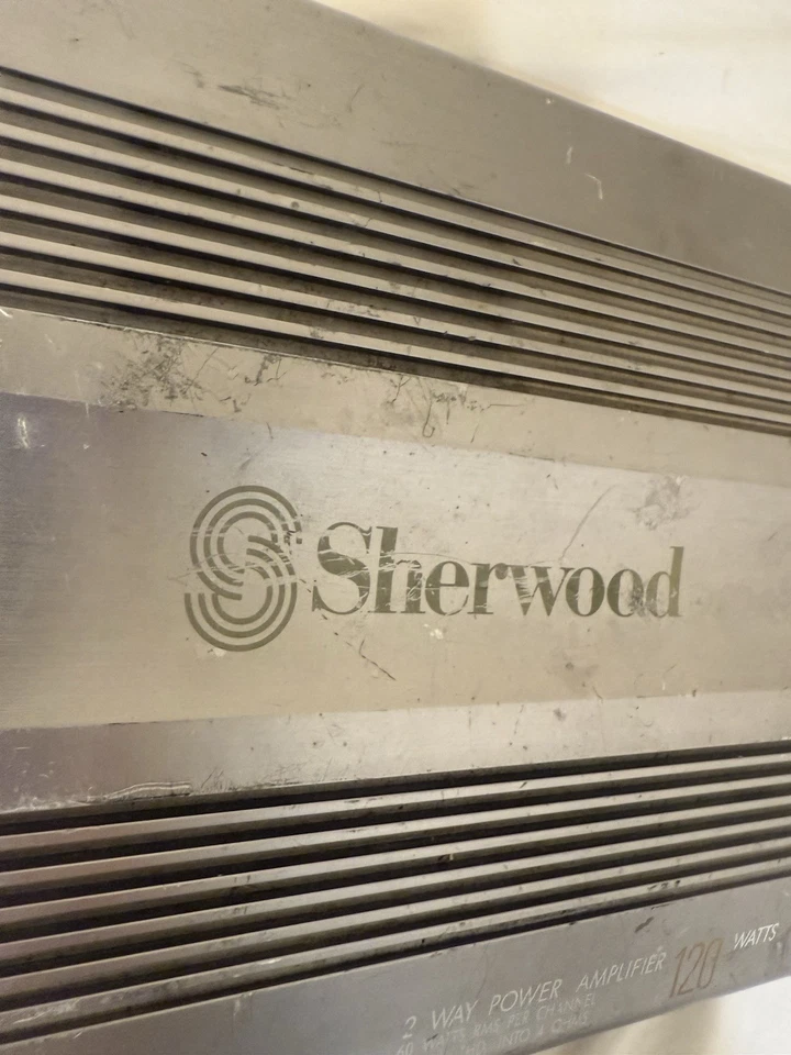 Amplificador de potencia de 2 vías Sherwood XAT-120 vatios 60 vatios Foto 3 de 4