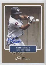 2004 Just Minors Just Prospects Gold Auto /50 Melky Cabrera #15 Auto 0q3