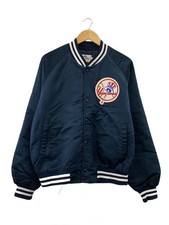 Chalk Line 90S/Yankees/Made In Usa/Stage Jacket/Frayed/L/Polyester/Nvy// 3811