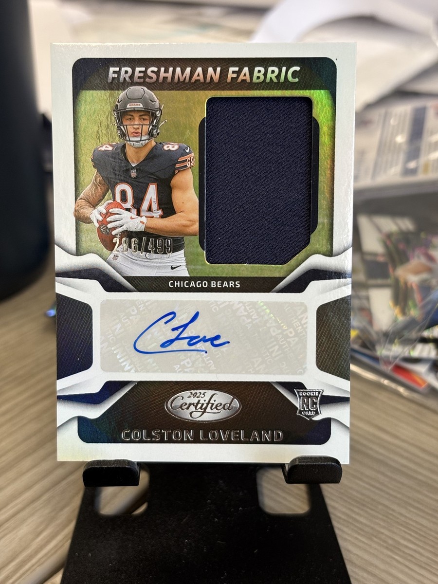 2025 Panini Certified - Freshman Fabric Mirror Signatures Colston
