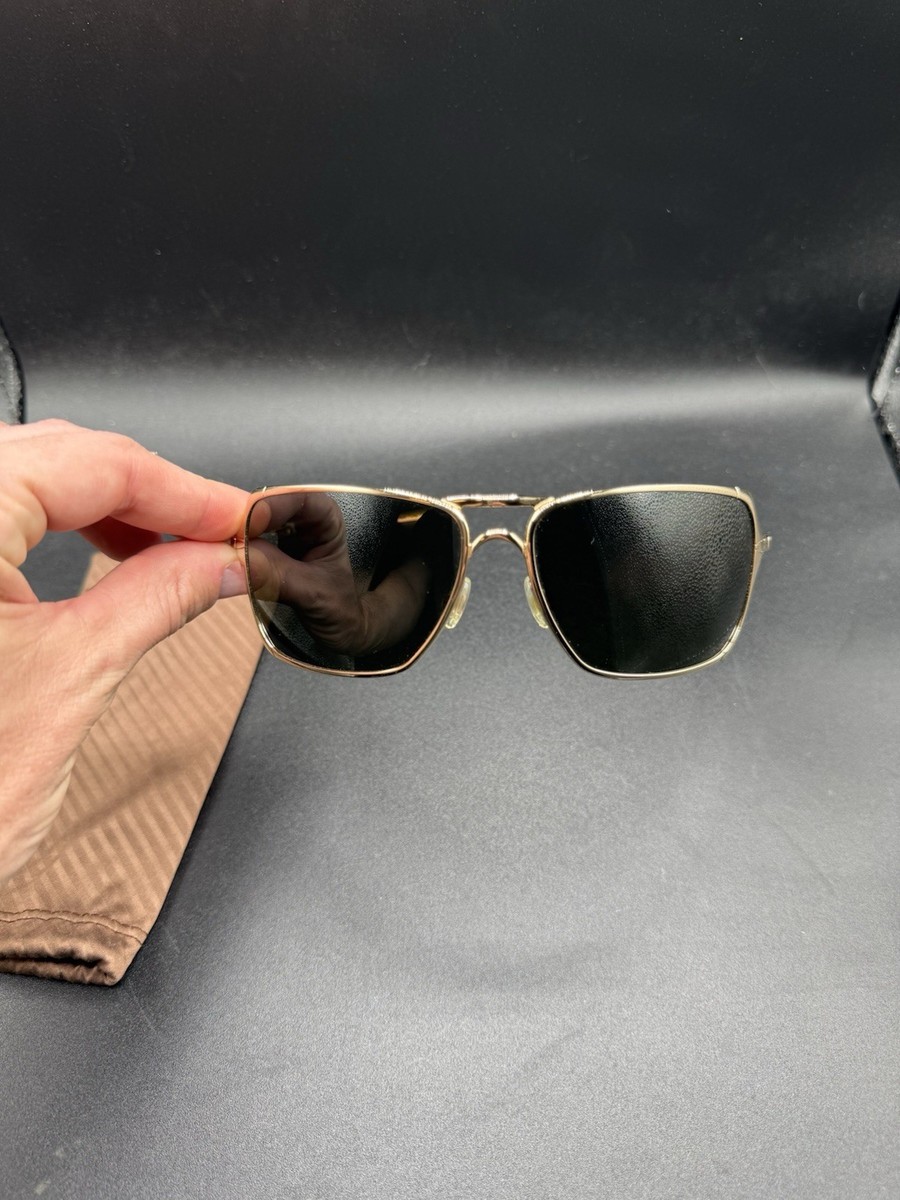 【中古】OAKLEY LineMinerXL ScottyJ SIG Oakley Inmate Polished Gold/Dark Grey Lenses 05-630 | eBay