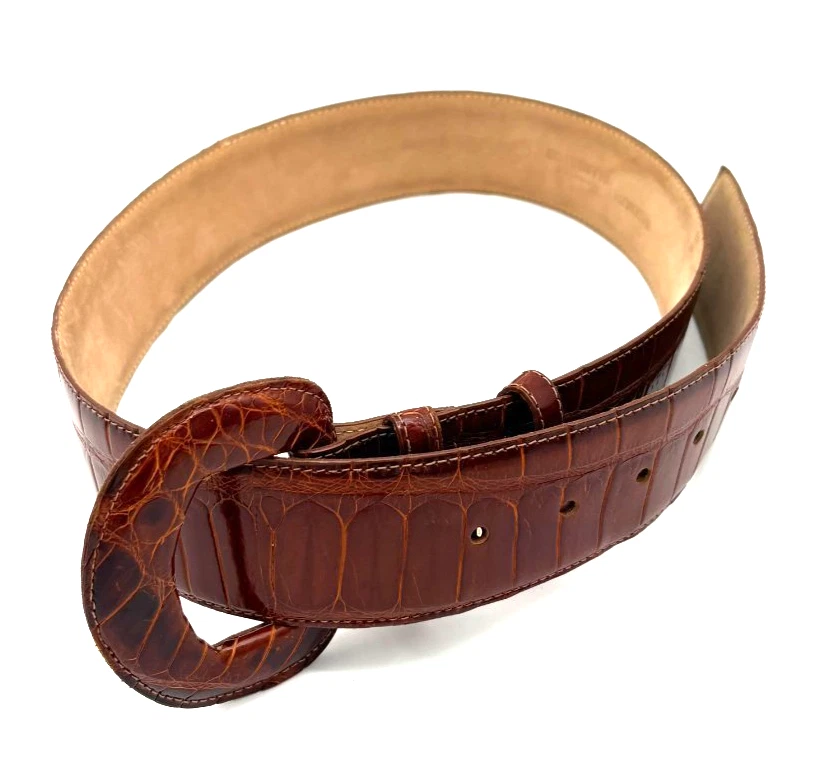 Saks Fifth Avenue Brown Belts for Women for sale | eBay display picture 3