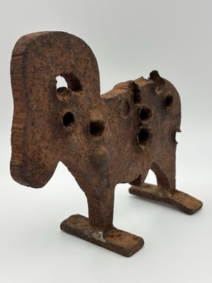 Antique Cast Iron Ram Bighorn Sheep Carnival Shooting Gallery Target Folk Art 7 