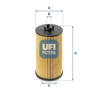 UFI ÖLfilter 25.199.00 FüR Opel Mokka/Mokka X 1.6 Cdti 4X4 Zafira Tourer C
