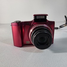 Olympus SZ-14 14MP Digital Camera 24x Zoom Red with Battery Charger - No Card
