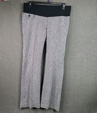 Liz Lange For Target Maternity Size 8 Black/Gray Stretch Herringbone Pants