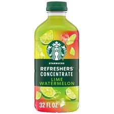 Starbucks Refreshers Concentrate Lime Waterme...