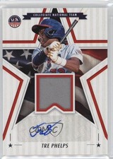 2025 Panini Stars and Stripes Signature Materials Tre Phelps #SSM-TP Auto tj1