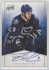 2011-12 Prime Signatures 2013-14 Panini Update 80/99 Zack Kassian #68 Auto r7p