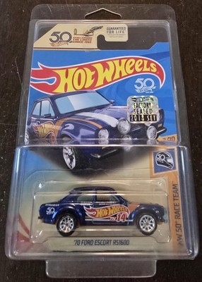 Hot Wheels 2018 Super Treasure Hunt 1970 Ford Escort RS1600 Factory Sealed STKR