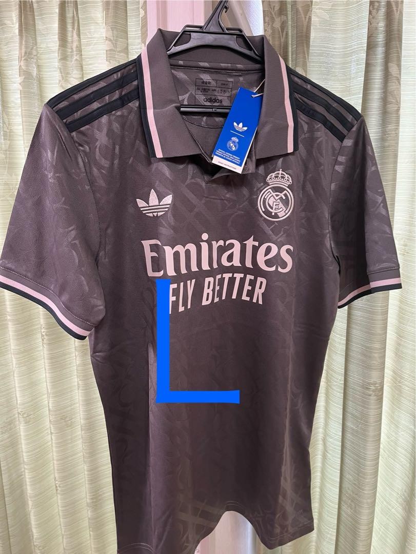 adidas Real Madrid 24-25 3rd Jersey L Size Unused with Tags