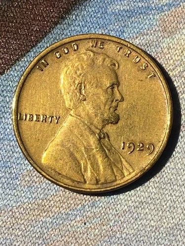 1929 Lincoln Wheat Cent AU - UNC