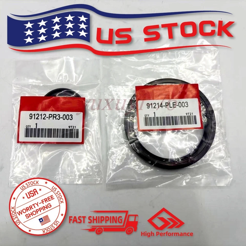 OEM For Honda Acura Oil Pump Front & Rear Main Seal 91212-PR3-003/91214-PLE-003 - Изображение 2 из 4