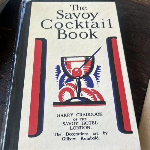 The Savoy Cocktail Book Hardcover Harry Craddock 2015 Reprint Martino Publishing