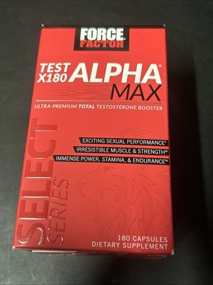 Force Factor Test X180 Alpha Max Muscle, Strength Exp 27