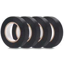 0.70 In. X 72 Ft. Electrical Tape Black 4-Pack Waterproof High Temp Weatherproof