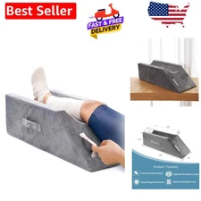 Dual Handle Elevation Pillow – Memory Foam Support for Leg Surgery Recovery