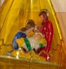 Vintage Jewelbrite Teardrop Diorama Nativity Ornaments Set of 4 in Box — photo 10