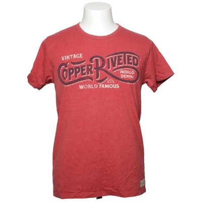 Jack & Jones, T-shirt, Größe: L, model: copper riveted, Rot, Print, Herren #1AG