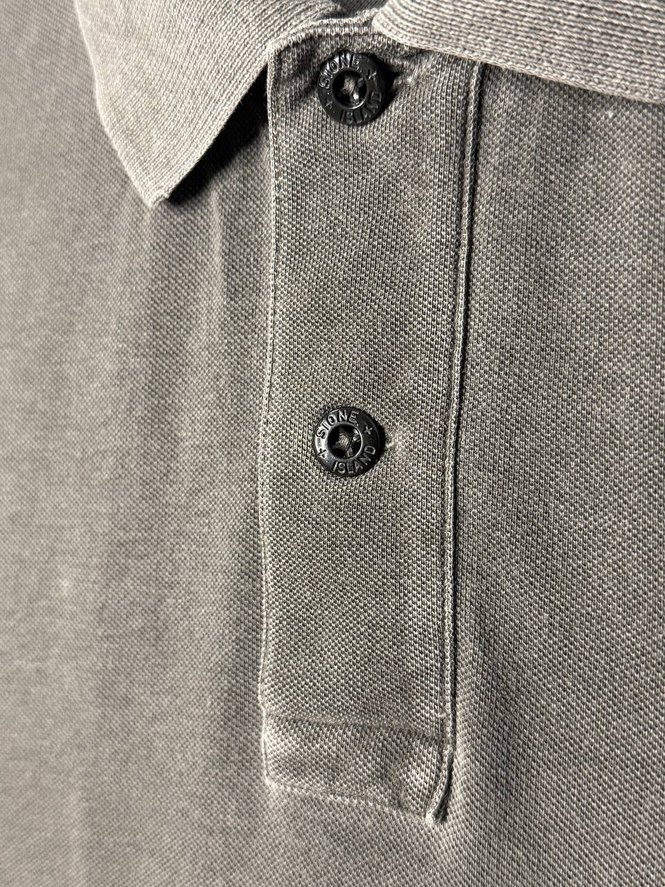 Stone Island Patch Program Gray Polo mens size M - image 5