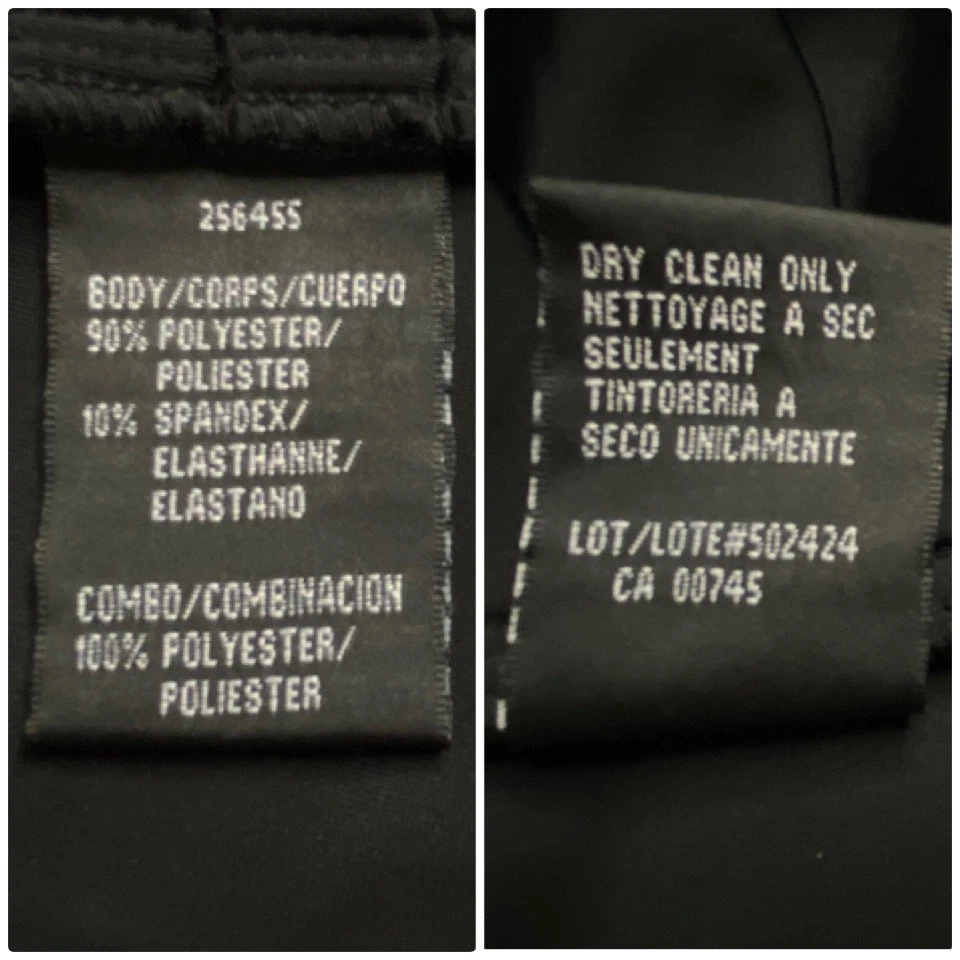 JS Boutique Terciopelo Satinado Top Negro Chal Cuello Cristal Botones Grande Capricho Foto 4 de 4