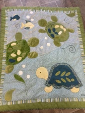 CoCaLo Crib Comforter Set Turtle Reef